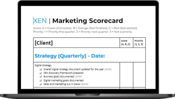 Marketing Scorecard
