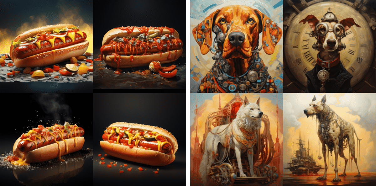 Prompt: Hotdog vs Hot:: Dog 
