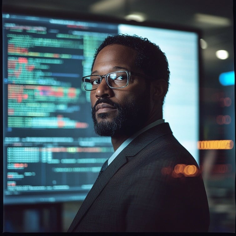 Time magazine portrait of a tech information technology employee