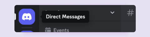 To invite Midjourney to the new server, go to "Direct Messages" on the left-hand side panel