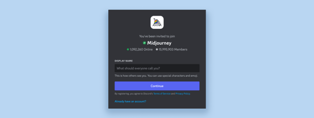 Join the Midjourney Server on Discord