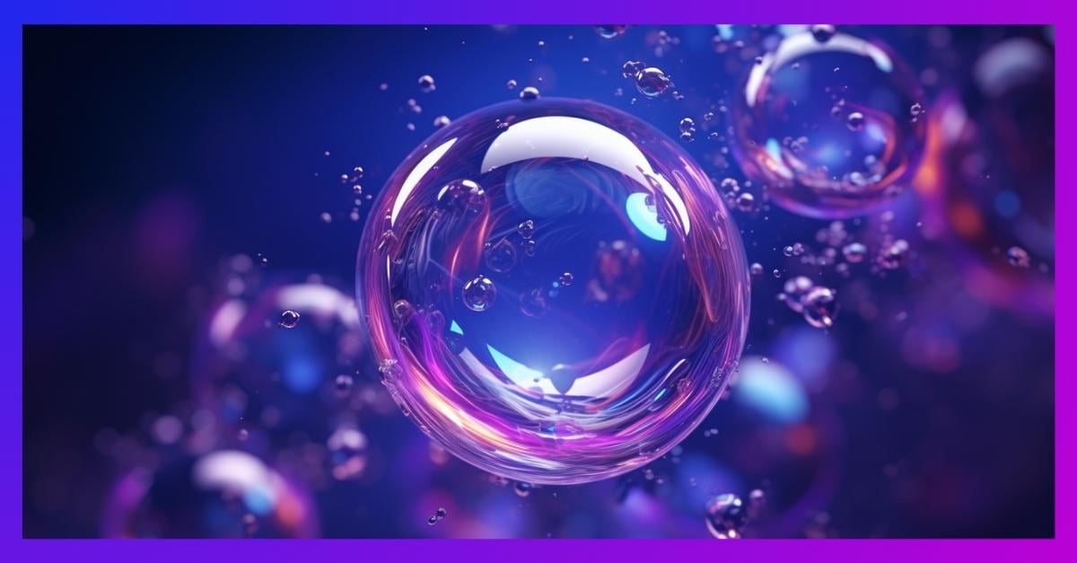 Generating bubbles in Midjourney