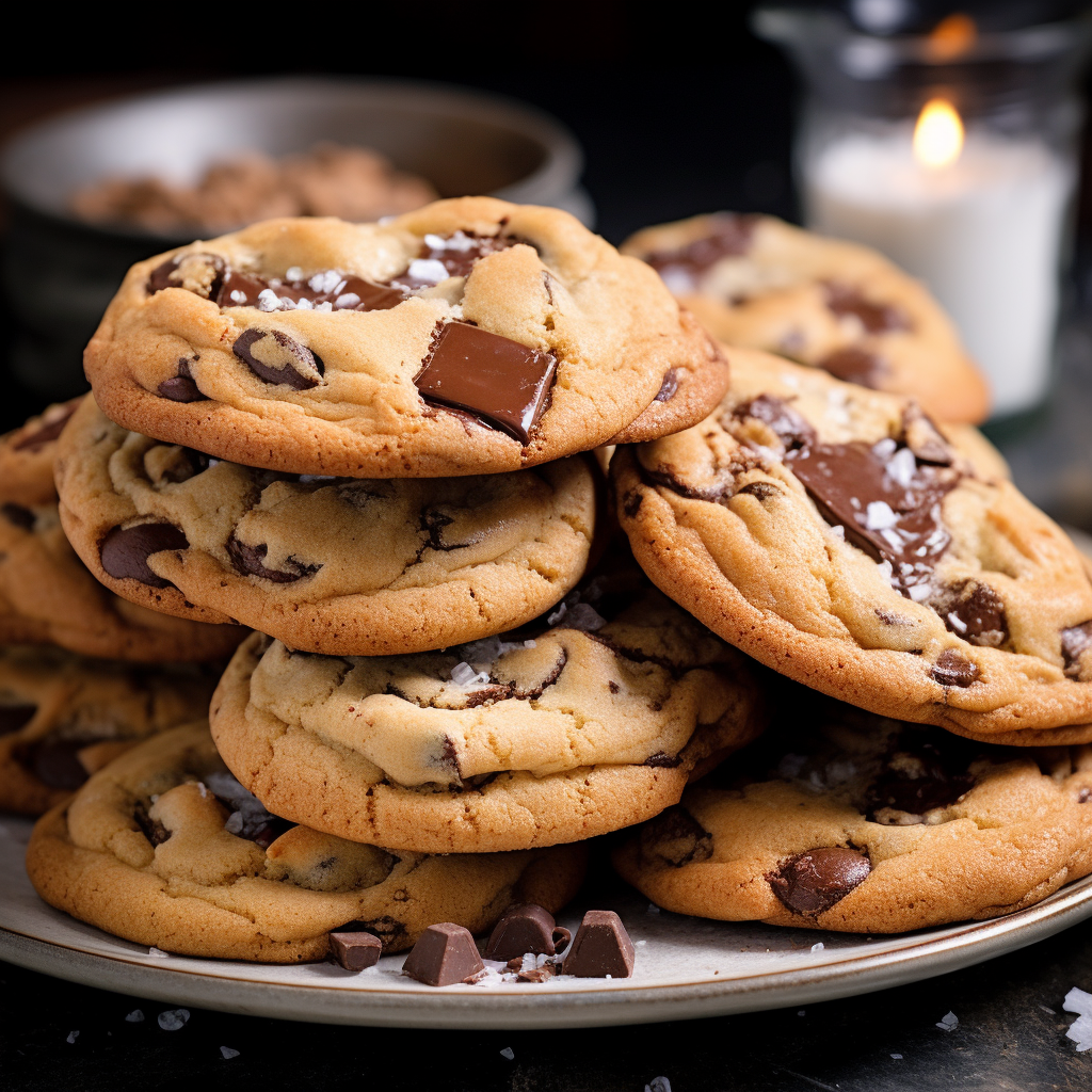 delicious luxurious chocolate chip cookies