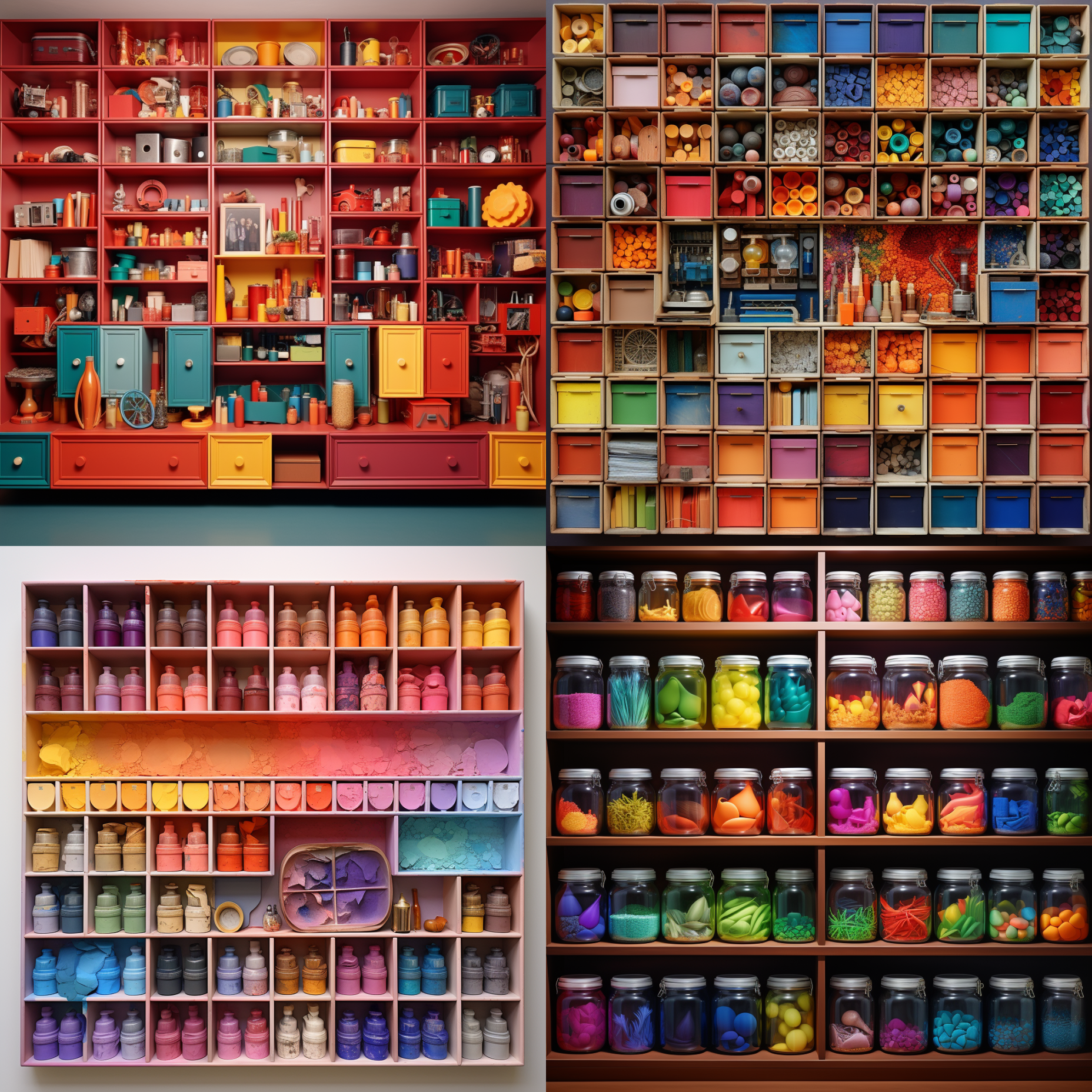 Organised colours
